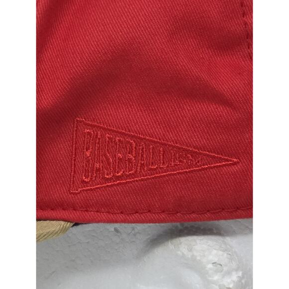 Baseballism Brand Gingerbread Man Baseball Cap Fitted Flat Brim Hat Size 7 - Picture 4 of 10